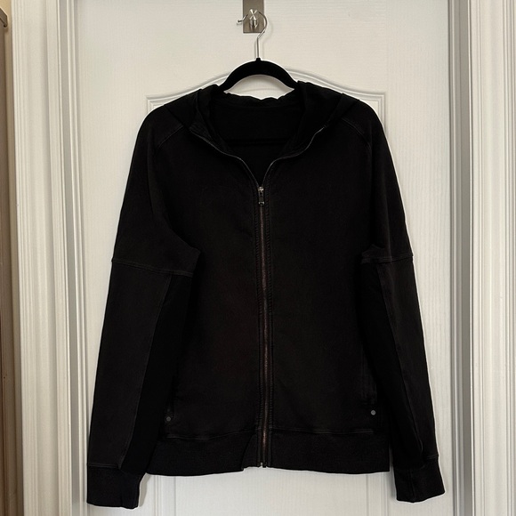 lululemon athletica Other - lululemon athletica Black Hooded Zip Jacket - L unisex